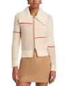 Guest In Residence Cloud Frankie Patchwork Wool-blend Cardigan In Cream/dune Combo