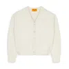 Guest In Residence Collegiate Cardigan In Cream
