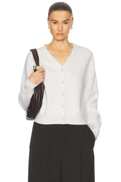 Guest In Residence Collegiate Cashmere Cardigan In Cream
