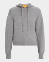Guest In Residence Collegiate Cashmere Hoodie In Gray