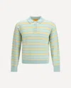 Guest In Residence Men Collegiate Stripe Polo In Multi