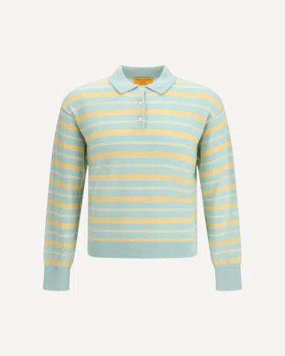 GUEST IN RESIDENCE COLLEGIATE STRIPE POLO