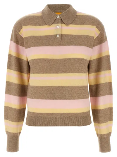 GUEST IN RESIDENCE COLLEGIATE STRIPE POLO MULTICOLOR