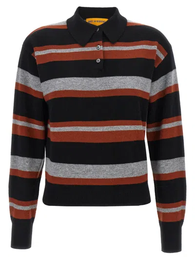 GUEST IN RESIDENCE COLLEGIATE STRIPE POLO MULTICOLOR