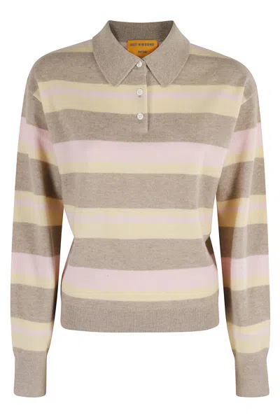 GUEST IN RESIDENCE COLLEGIATE STRIPE POLO
