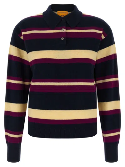 GUEST IN RESIDENCE GUEST IN RESIDENCE 'COLLEGIATE STRIPE' POLO SHIRT