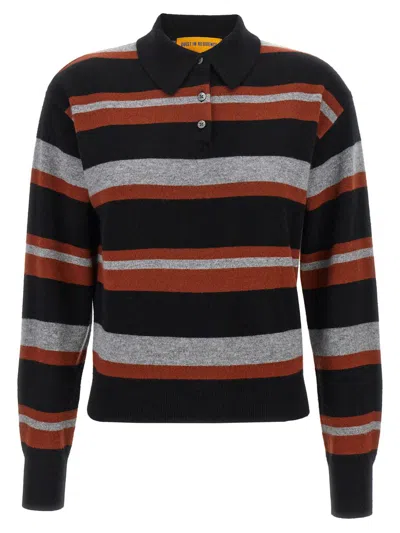 GUEST IN RESIDENCE GUEST IN RESIDENCE 'COLLEGIATE STRIPE' POLO SHIRT
