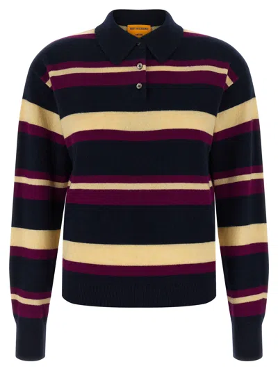 GUEST IN RESIDENCE COLLEGIATE STRIPE POLO SHIRT