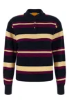 Guest In Residence Collegiate Stripe Polo Multicolor In Multi