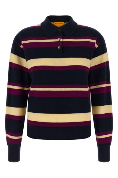 GUEST IN RESIDENCE 'COLLEGIATE STRIPE' POLO SHIRT