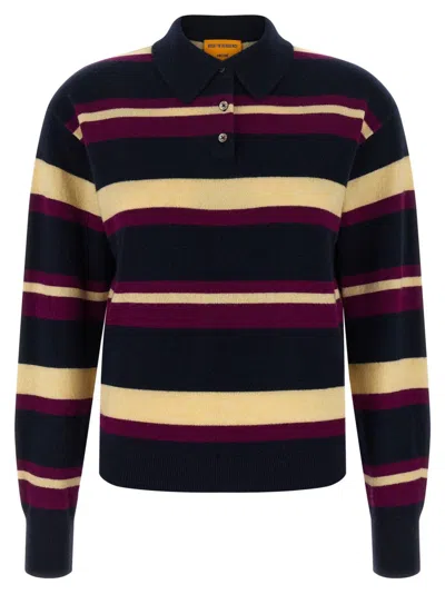 GUEST IN RESIDENCE 'COLLEGIATE STRIPE' POLO SHIRT