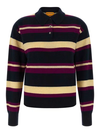 GUEST IN RESIDENCE COLLEGIATE STRIPE POLO SHIRT