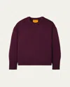 Guest In Residence Cozy Cashmere Crewneck Sweater In Plum