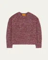 Guest In Residence Cozy Cashmere Crewneck Sweater In True Red