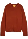 Guest In Residence Cozy Cashmere Jumper In Orange