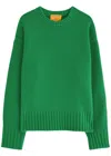 Guest In Residence Cozy Cashmere Jumper In Green