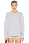 Guest In Residence Cozy Crew Cashmere Sweater In Stone