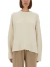 Guest In Residence Relaxed Fit Cashmere Crew Shirt In Neutral