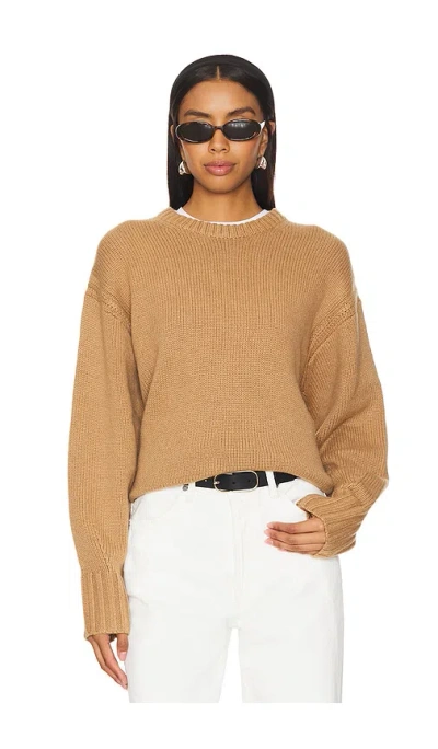 Guest In Residence Cozy Cashmere Sweater In Brown