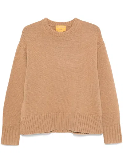 Guest In Residence Cozy Crew Sweater In Beige