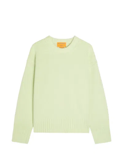 Guest In Residence Cozy Crew Sweater In Green