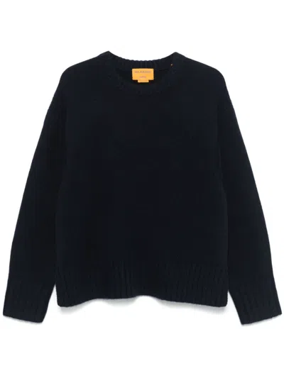 Guest In Residence Breezy Ribbed Jumper In Blue