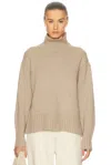 Guest In Residence Cozy Turtleneck Sweater In Brown