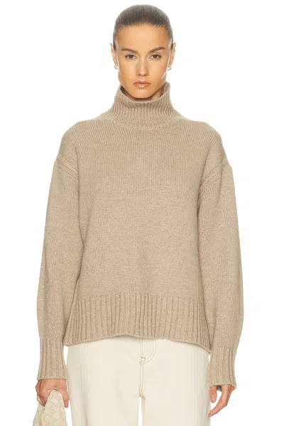 Guest In Residence Cozy Turtleneck Sweater In Brown