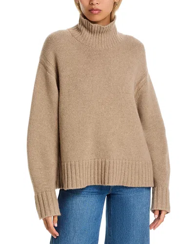 Guest In Residence Cozy Turtleneck Sweater In Brown