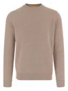 Guest In Residence Crew-neck Ribbed-hem Cashmere Sweater In Multi