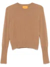 Guest In Residence Crew-neck Sweater In Brown