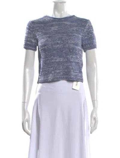 Pre-owned Guest In Residence Crew Neck Sweater In Gray