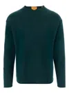 Guest In Residence Crew-neck Turn-up-cuffs Cashmere Sweater In Animal Print