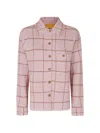Guest In Residence Dylan Check-pattern Shirt In Pink