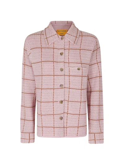 Guest In Residence Dylan Check-pattern Shirt In Pink