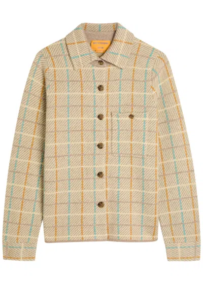 Guest In Residence Dylan Plaid Cashmere Shirt In Multi