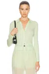Guest In Residence Ele Cashmere Shirt In Mint