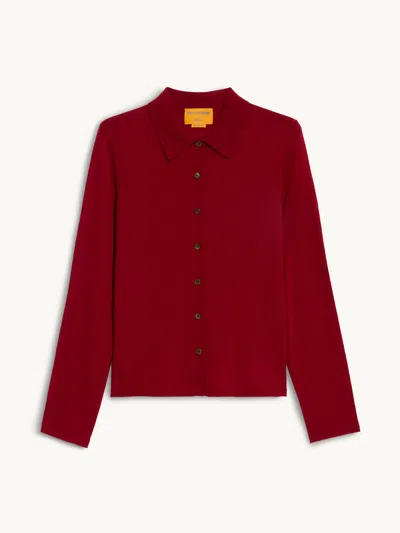 Guest In Residence Elle Shirt In Red