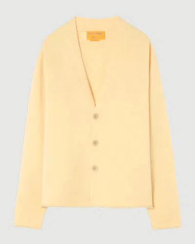Guest In Residence Everywear Cardigan Butter In Yellow