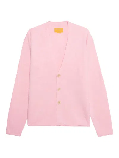 Guest In Residence Everywear Cardigan In Pink