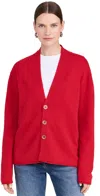 Guest In Residence Everywear Cardigan True Red In True Red