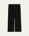 Guest In Residence Everywear Cashmere Knit Relaxed Pants In Black