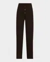 Guest In Residence Everywear Cashmere Knit Relaxed Pants In Brown