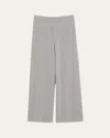 Guest In Residence Everywear Cashmere Knit Relaxed Pants In Medium Grey