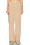Guest In Residence Everywear Cashmere Wide Leg Pants In Dune