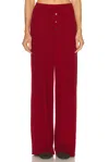 Guest In Residence Everywear Pant In Burgundy