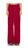Guest In Residence Everywear Pant In Red