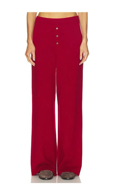 Guest In Residence Everywear Pant In Red