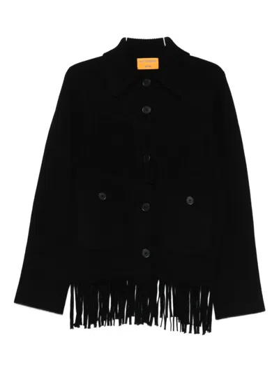Guest In Residence Fringed Jacket In Black