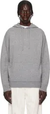 Guest In Residence Gray Pullover Hoodie In Heather Grey